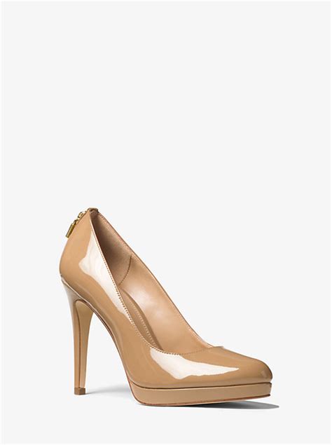 michael michael kors antoinette patent leather pump|Antoinette Leather Pump .